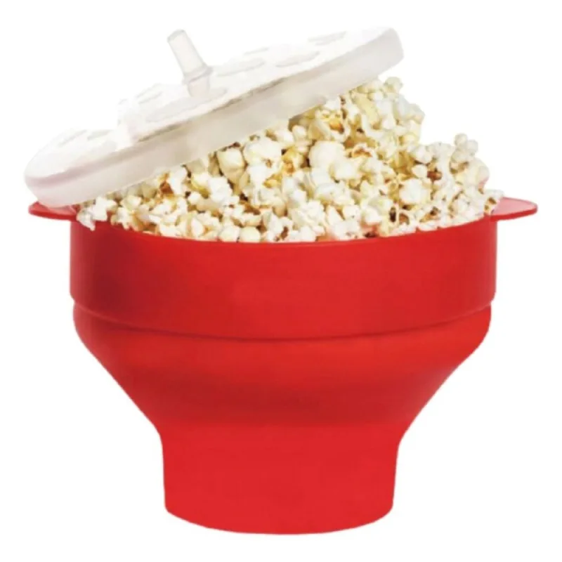 Balde Pipoca Pipoqueira Silicone Para Micro-ondas - FRATELLI