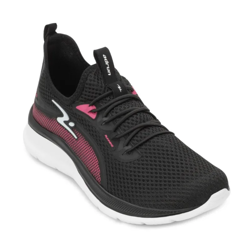 Tênis Adrun Flex Go PTK AD25-9829F 36 / Preto/Pink - Adrun