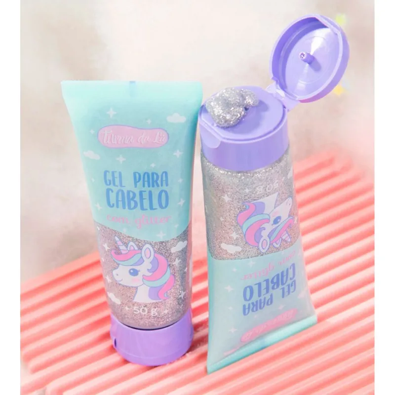 Gel para Cabelo com Glitter Unicórnio - Estrela Cadente Estrela Cadente