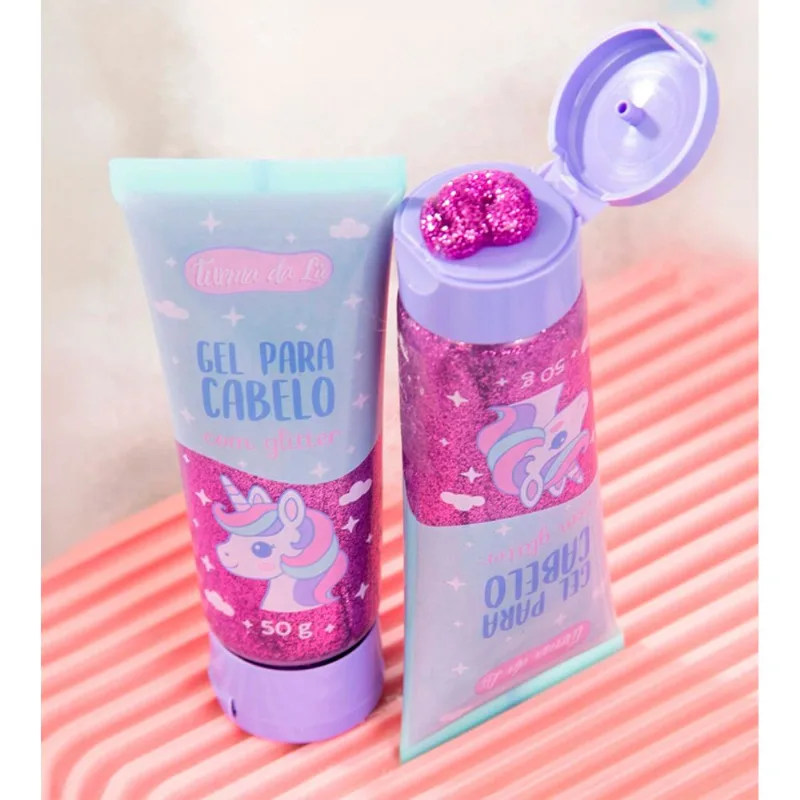 Gel para Cabelo com Glitter Unicórnio - Brilho de Fada Brilho de Fada