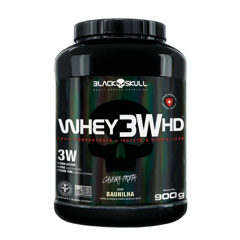 WHEY 3W HD 900G WHEY 3W HD BAUNILHA 900G