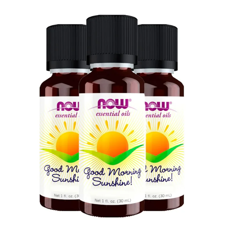Óleo Good Morning Sunshine Now Foods 30ml Importado 3un