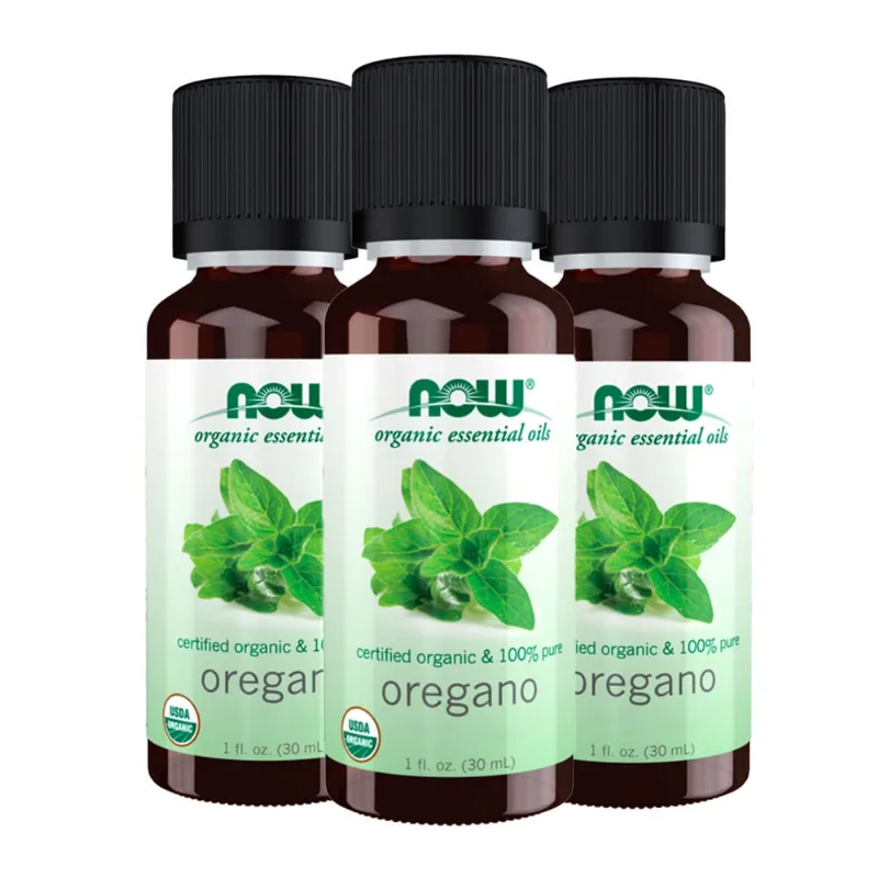 Óleo de Orégano Now Foods 30 ml Orgânico Importado 3un