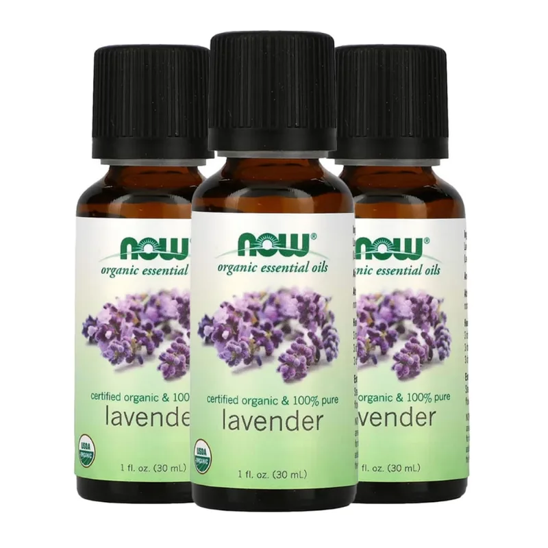 Óleo de Lavanda Now Foods 30 ml Orgânico Importado 3un