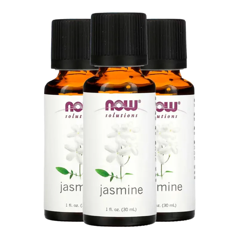Fragrância de Jasmim Now Foods 30 ml Importado 3un