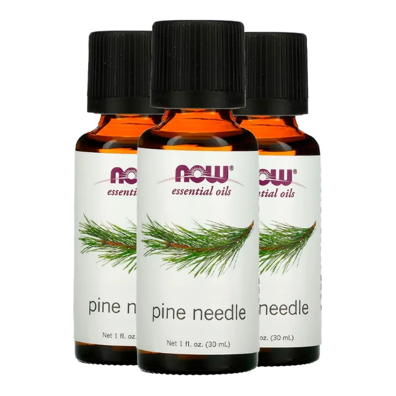 Óleo Agulha Pinheiro Now Foods 30 ml Importado 3un