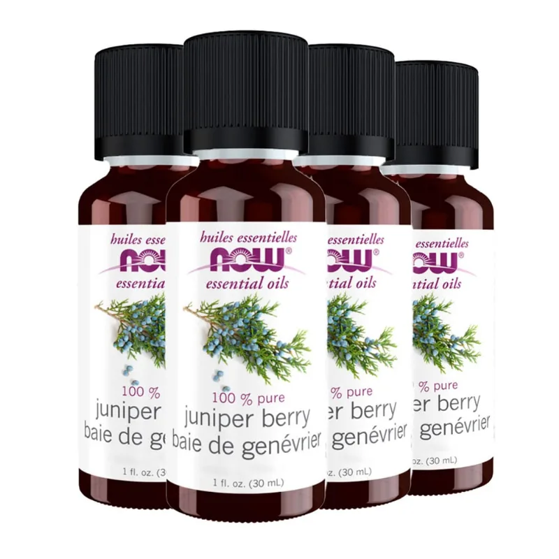 Óleo Bagas Zimbro Now Foods Juniper Berry 30ml Importado 4un