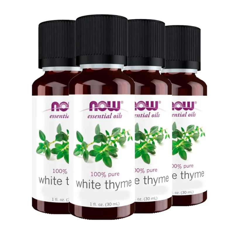 Óleo Tomilho Branco Now Foods Thyme White 30ml Importado 4un