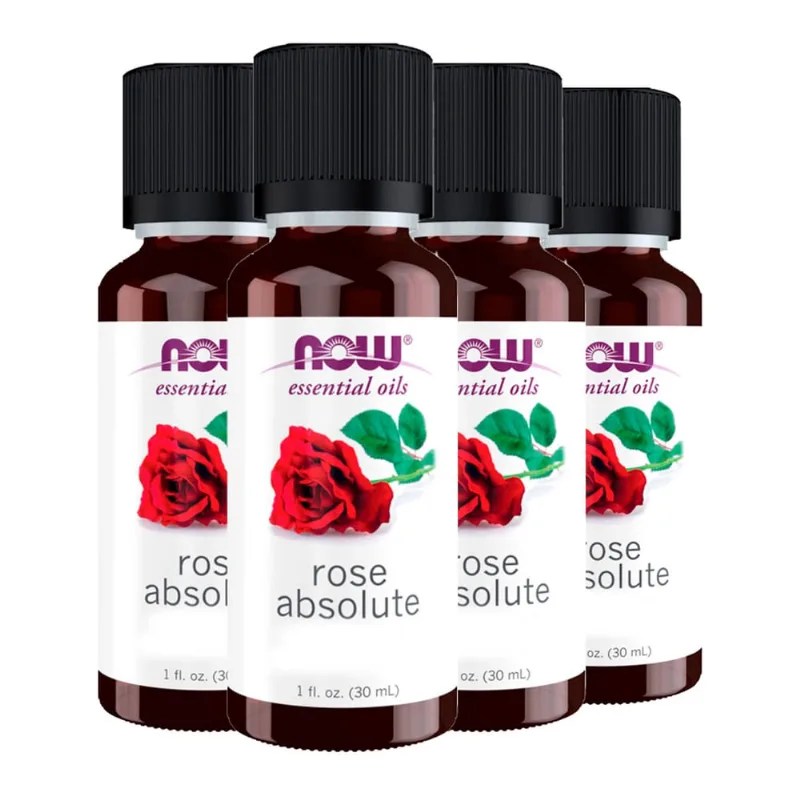 Mistura Óleo de Rosa Absoluto Now Foods 30ml Importado 4un