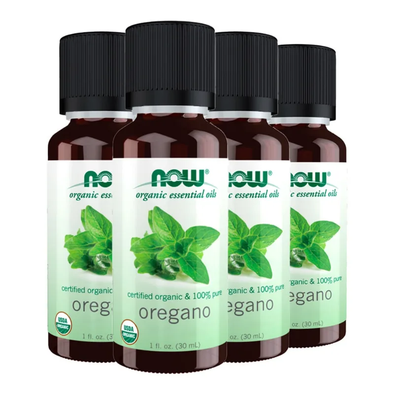 Óleo de Orégano Now Foods 30 ml Orgânico Importado 4un