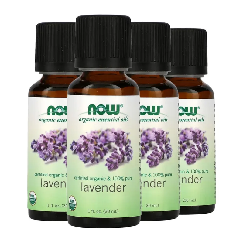 Óleo de Lavanda Now Foods 30 ml Orgânico Importado 4un