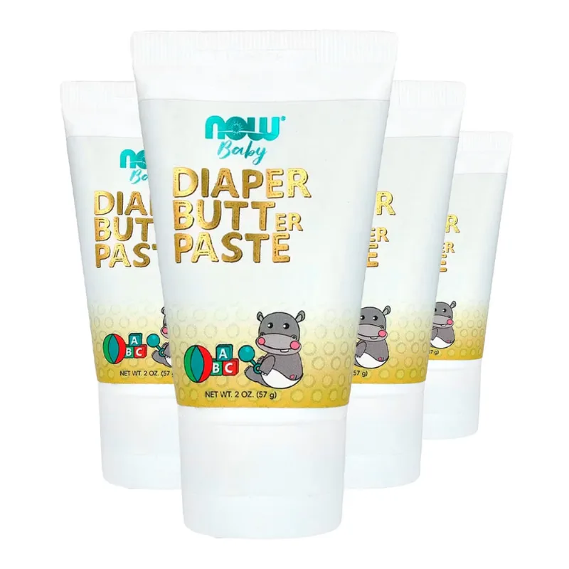Pasta Manteiga Fraldas Bebê Now Foods 57g Importado 4un