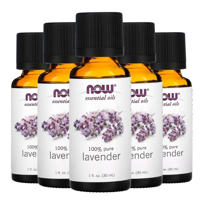Óleo Lavanda 30ml Now Foods Essencial Puro Importado 5un