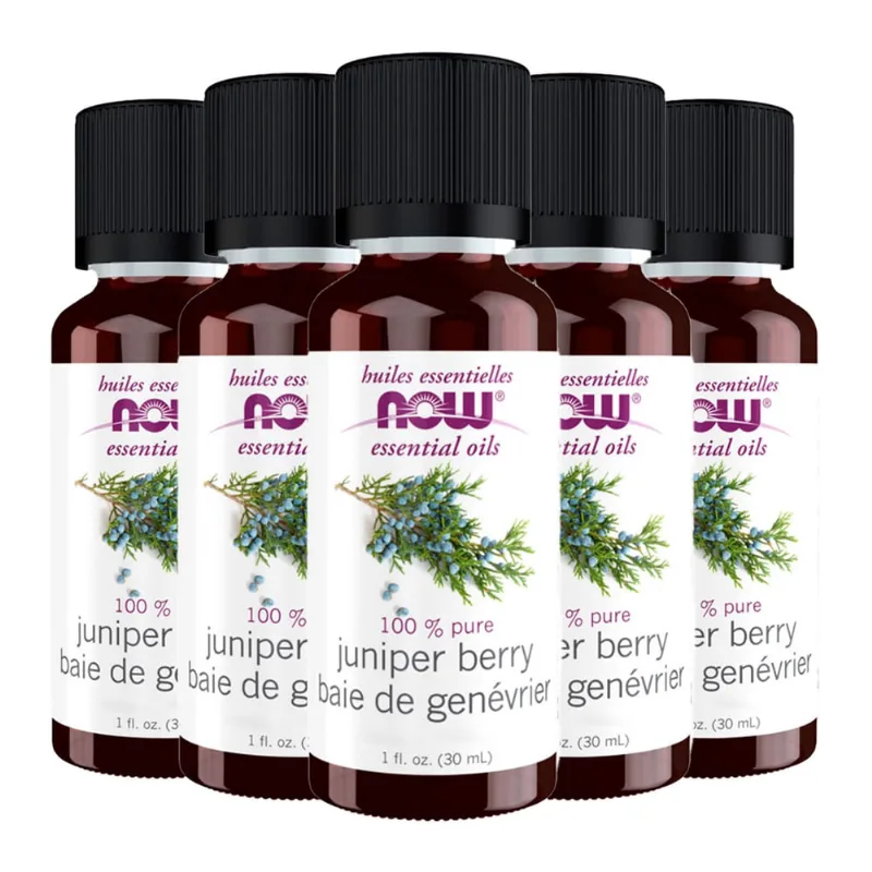 Óleo Bagas Zimbro Now Foods Juniper Berry 30ml Importado 5un