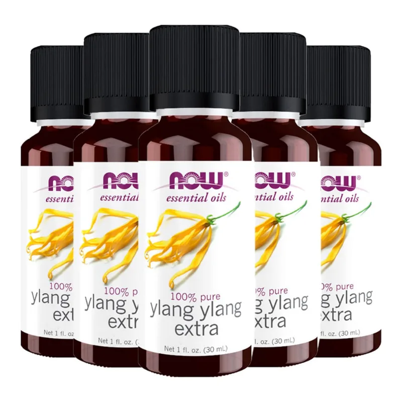 Óleo Extra de Ylang Ylang Now Foods 30ml Puro Importado 5un