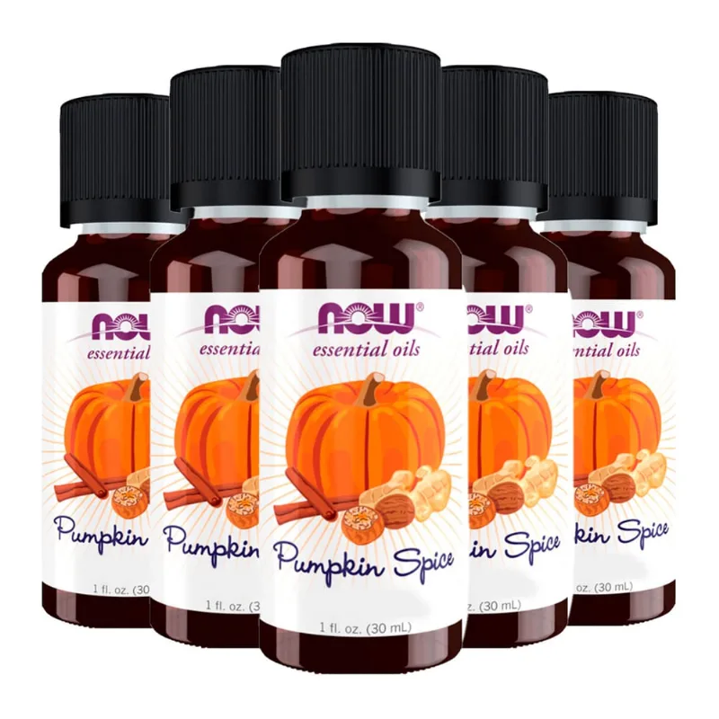 Óleo Abóbora Pumpkin Spice Fall Now Foods 30ml Importado 5un