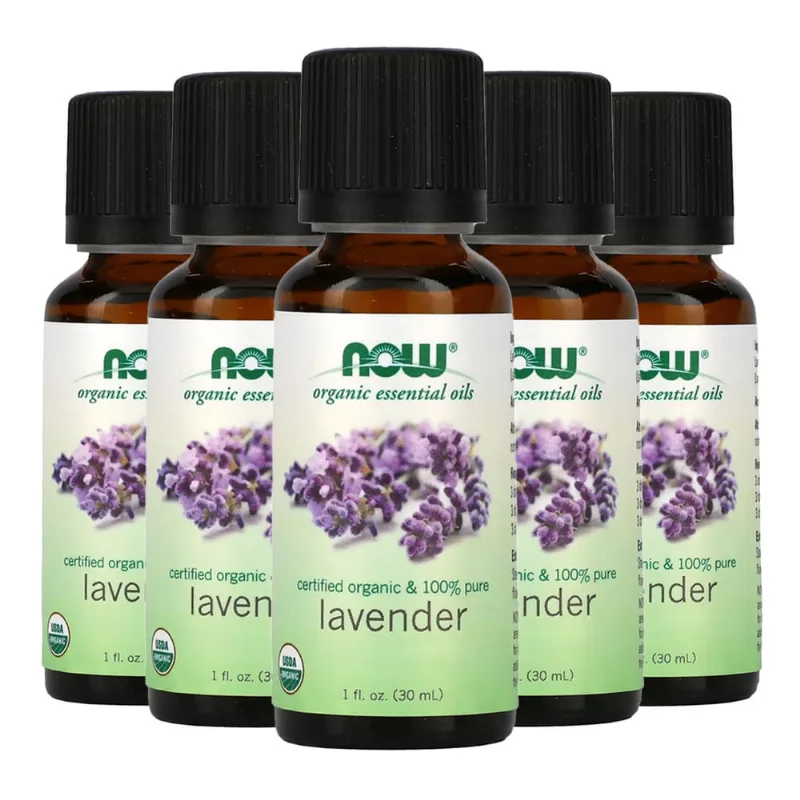 Óleo de Lavanda Now Foods 30 ml Orgânico Importado 5un