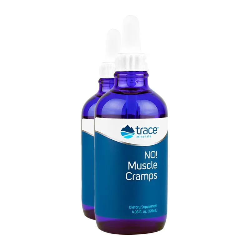 Trace Minerals No! Muscle Cramps Líquido 120ml Importado 2un