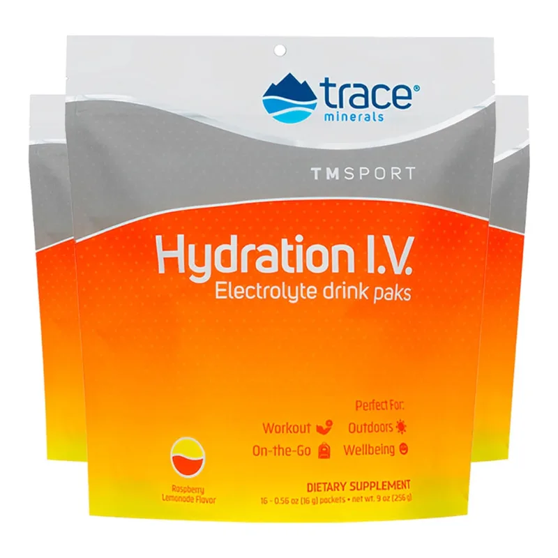 Trace Minerals Hidratação Eletrólito Pacote com 16un 3un