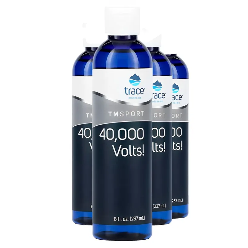 Trace Minerals Concentrate tm Sport 40.000 Volts 237ml 4un