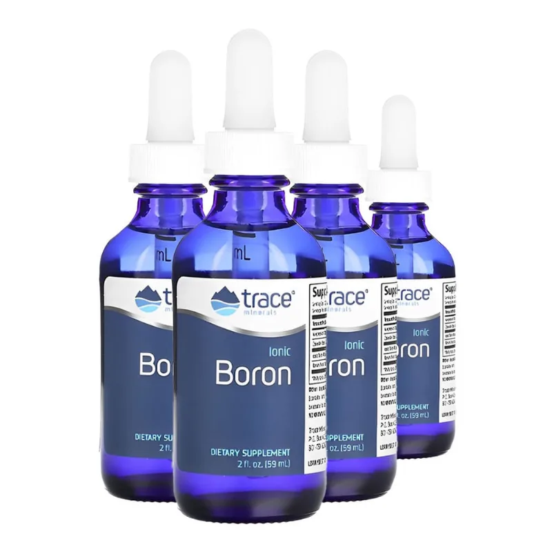Trace Minerals Boro Iônico 6mg Líquido 59 ml Importado 4un