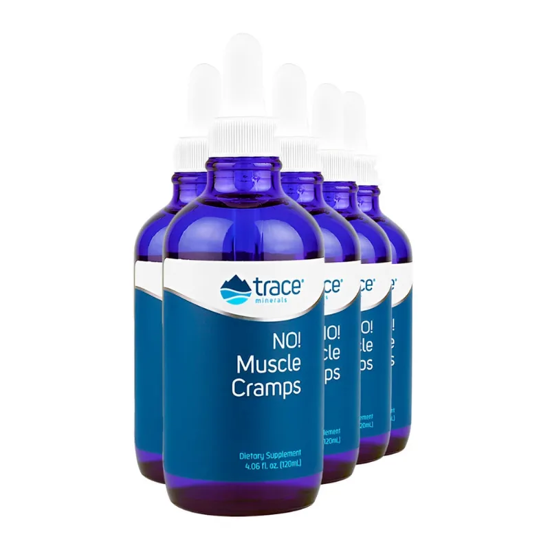 Trace Minerals No! Muscle Cramps Líquido 120ml Importado 5un