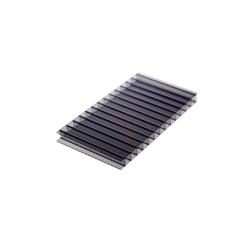 Chapa De Policarbonato Alveolar Fume 10mm - 2,10m X 6,00m - Sabic Fumê: 20% De Transmissão De Luz - OUTRAS