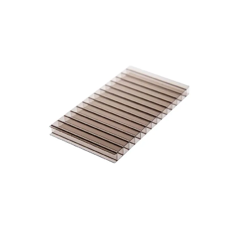 Chapa De Policarbonato Alveolar Bronze 6mm - 2,10m X 3,00m - Sabic Bronze: 35% De Transmissão De Luz - OUTRAS