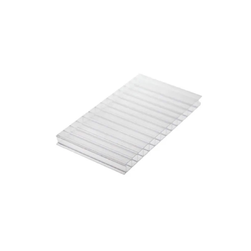 Chapa De Policarbonato Alveolar Cristal 10mm - 2,10m X 3,00m - Sabic Cristal: 80% De Transmissão De Luz