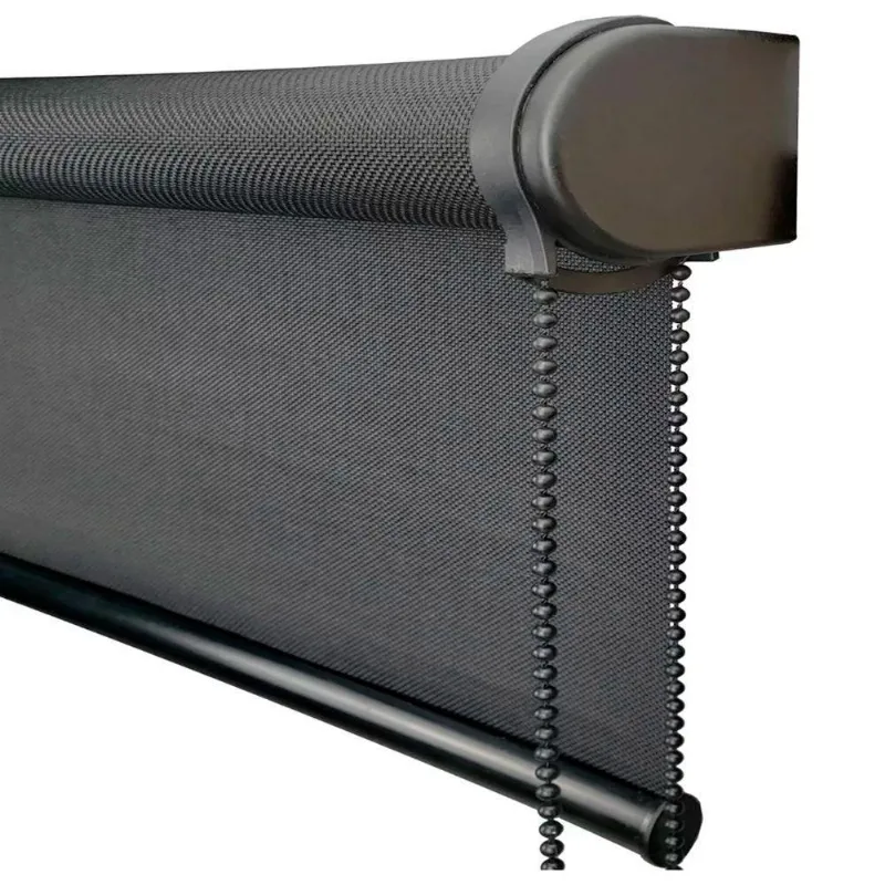 Persiana Rolo Screen 3% Preto - 1,90m X 1,50m