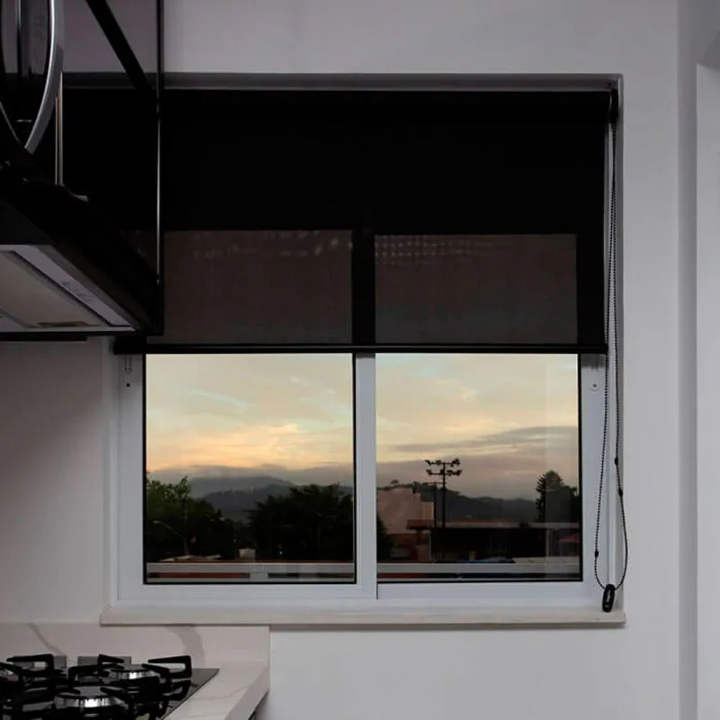 Persiana Rolo Screen 3% Preto - 2,60m X 2,30m