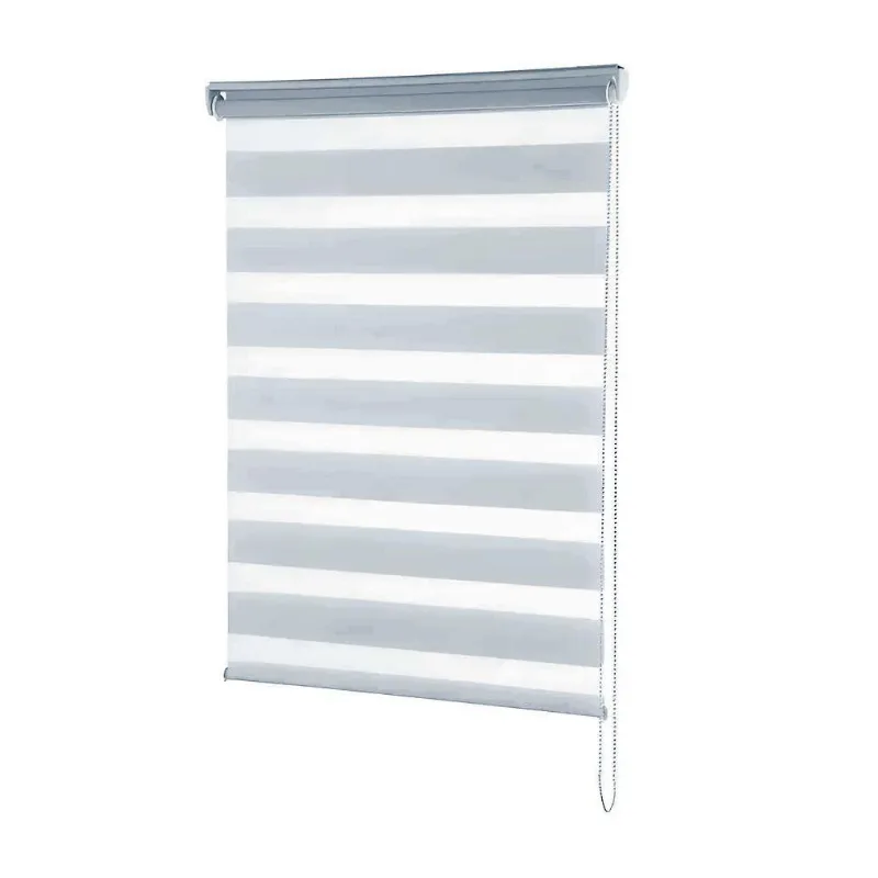 Persiana Double Vision Cinza - 1,90m X 1,50m