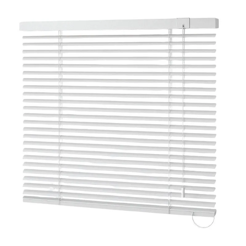 Persiana Horizontal Alumínio 25mm Branco - 1,24m X 1,29m