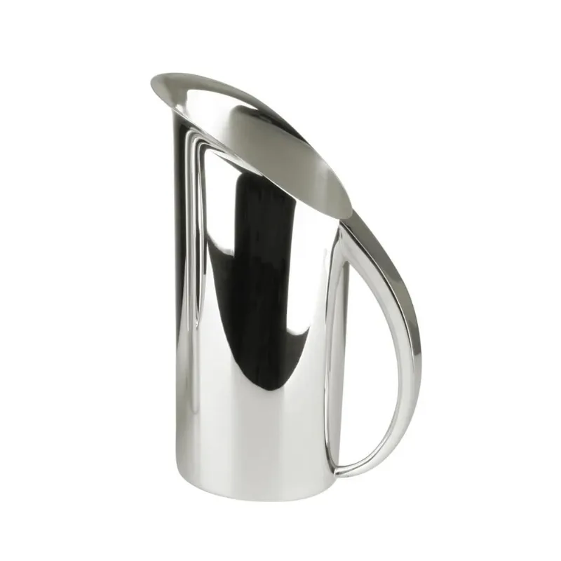 Jarra Oval para Água Saint James Infinity em Prata, 1,3 Litro, Luxo e Elegância para Mesa