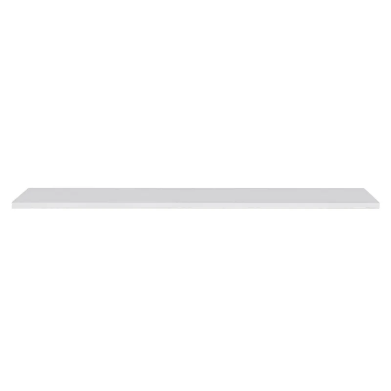 Prateleira Flutuante Para Escritório com Suporte Invisível 91x20cm Yara Branco - Lumil
