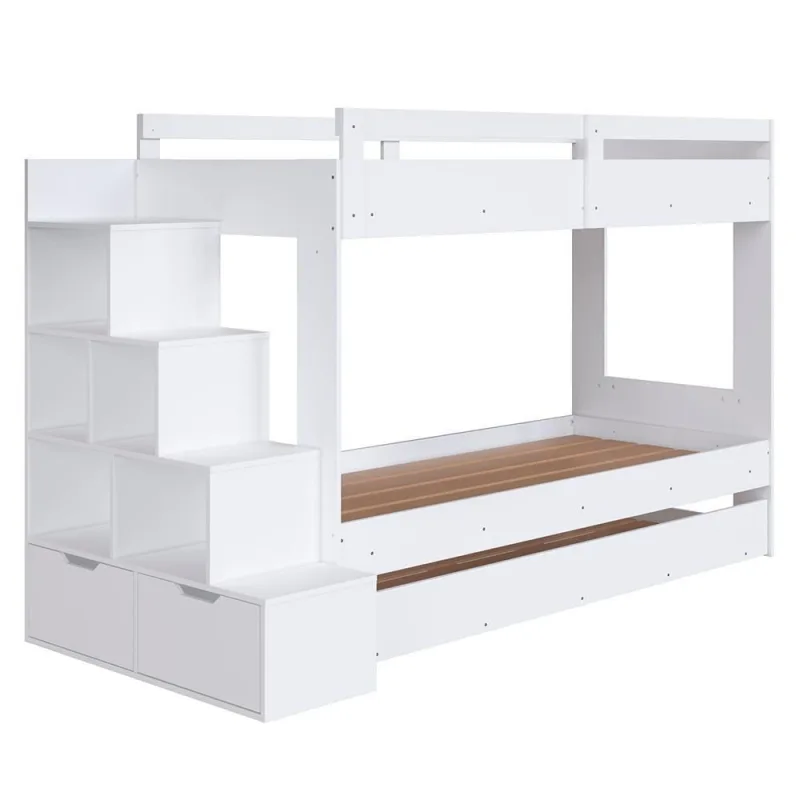 Treliche Infantil Com Escada E Nichos Infix C06 Branco - Mpozenato - Mpozenato