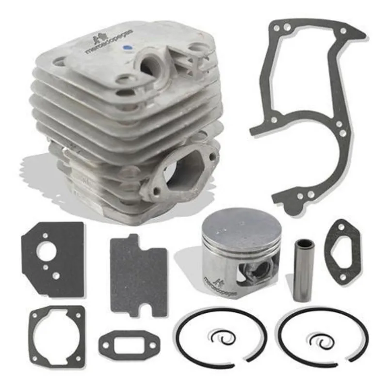Pistão 52mm Anéis Pino Para Motosserra Stihl 038 380 381