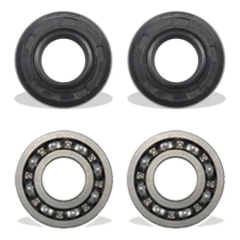 Kit Retentor + Rolamentos Do Virabrequim Motosserra St Ms170