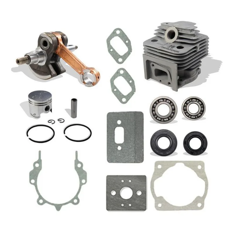 Kit Cilindro Rolamento Virabrequim Retentor Roçadeira 43cc