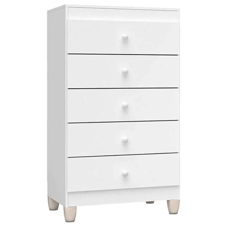 Cômoda Gaveteiro Baby Kids Branco Brilho - Incorplac - OUTRAS