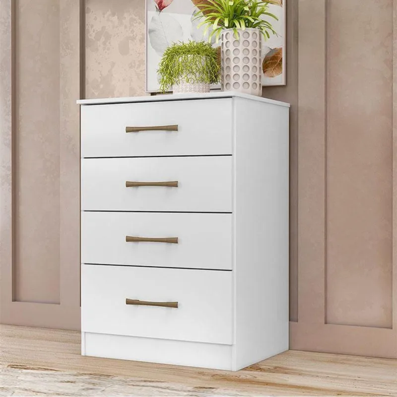 Cômoda Gaveteiro Ambiente Ms913 Branco Brilho - Moval - OUTRAS - Agro
