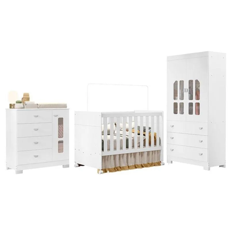 Quarto De Bebê New Katatau Branco Acetinado ? Reller - OUTRAS - Agro