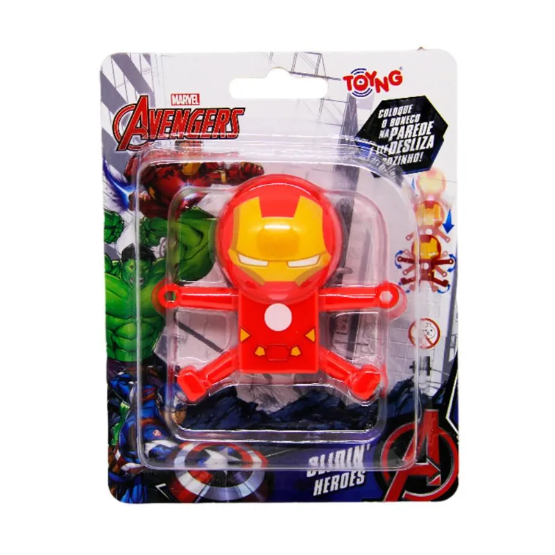 Brinquedo Boneco Desliza Sozinho Marvel Homem de Ferro Toyng - TOYNG