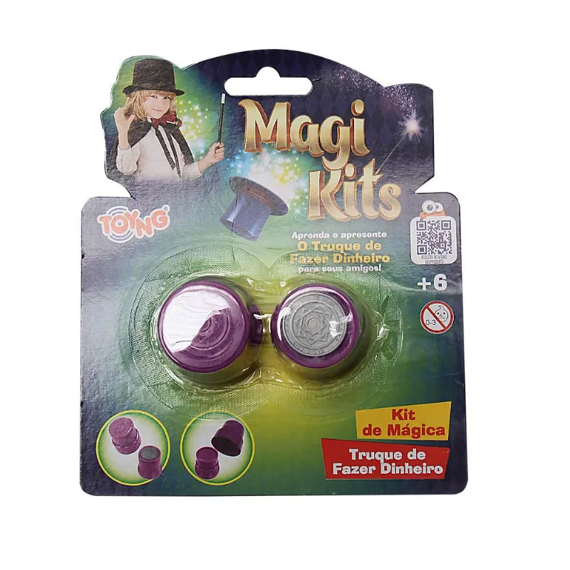 Brinquedo Kit De Mágica Aprenda E Apresente Truque De Fazer Dinheiro Toyng - TOYNG