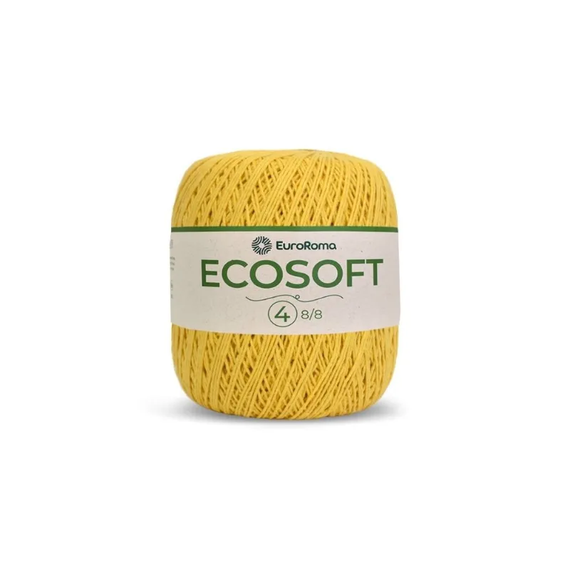 Barbante Euroroma Ecosoft 8/8 300g 483m 450 Ouro - EuroRoma