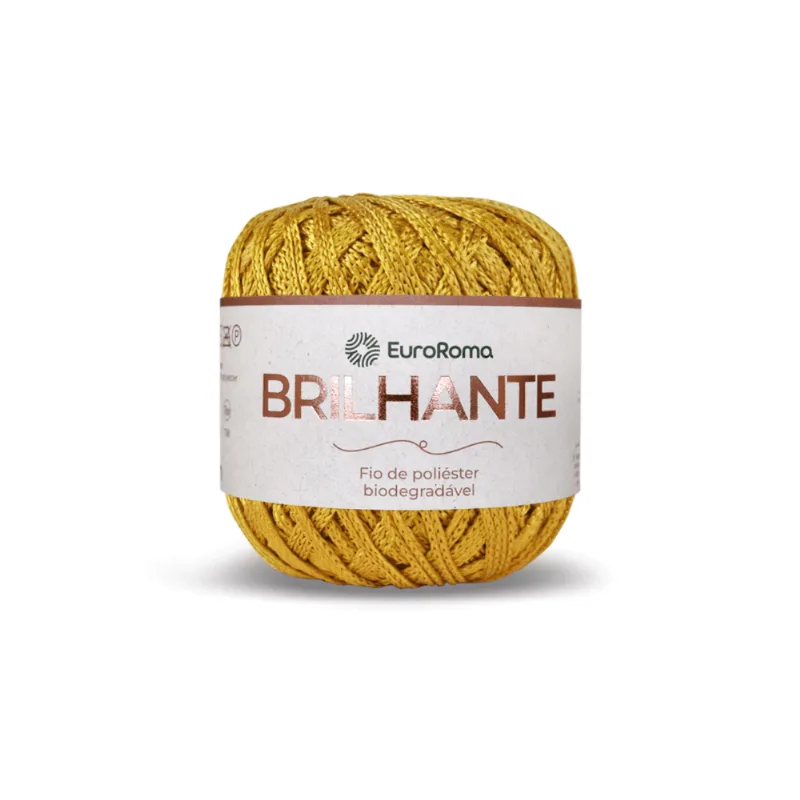 Euroroma Brilhante 100g C/136m 450 Ouro - EuroRoma