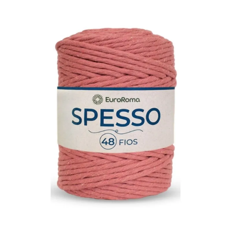 Barbante Euroroma Spesso 4/48 1kg C/127m Malva - EuroRoma