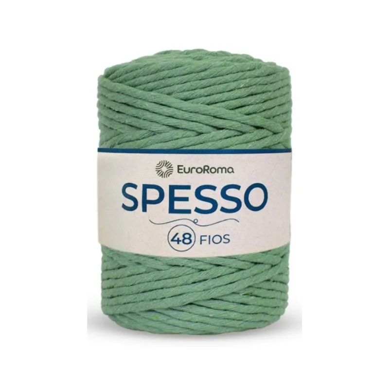 Barbante Euroroma Spesso 4/48 1kg C/127m Esmeralda - EuroRoma