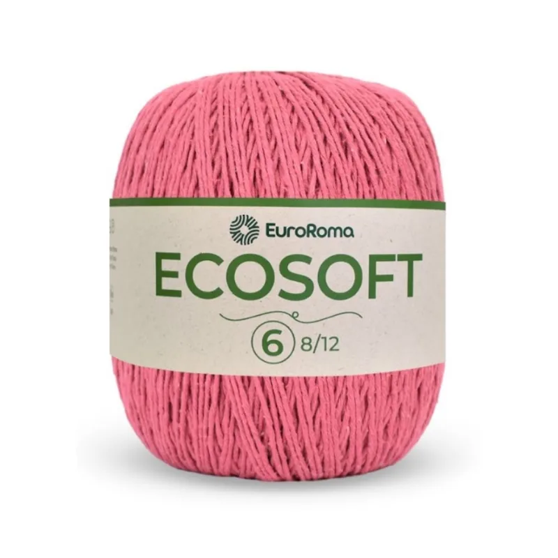 Barbante Euroroma Ecosoft 8/12 422g C/452m 580 Malva - EuroRoma