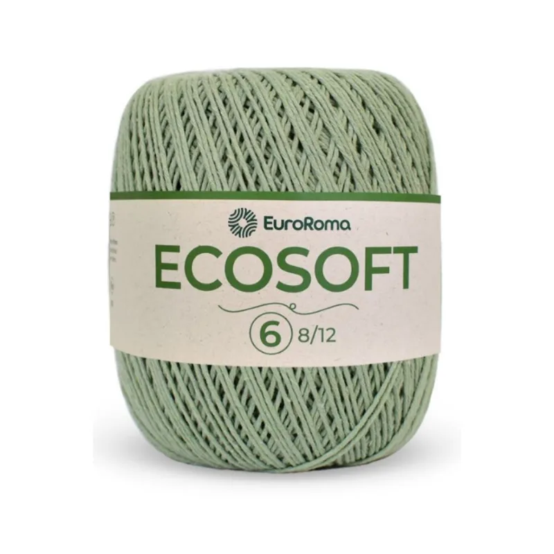 Barbante Euroroma Ecosoft 8/12 422g C/452m 809 Alecrim - EuroRoma